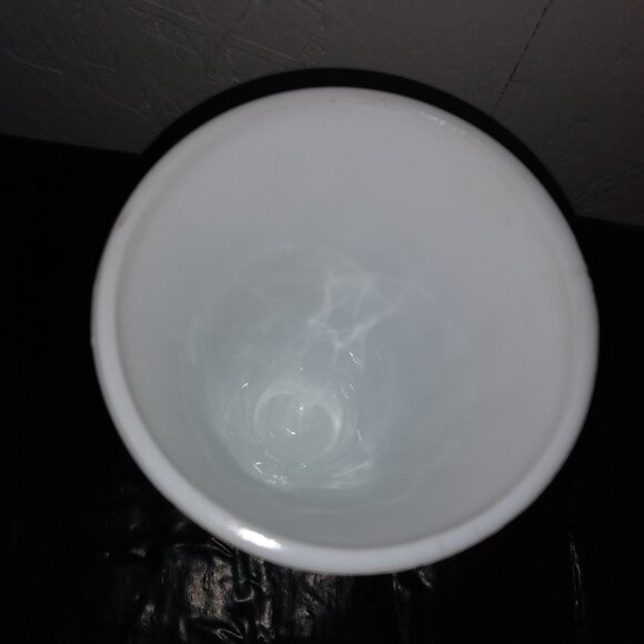 Vintage Milk Glass Vase Indiana Glass Company's "Colony Harvest - Picture 3 of 9